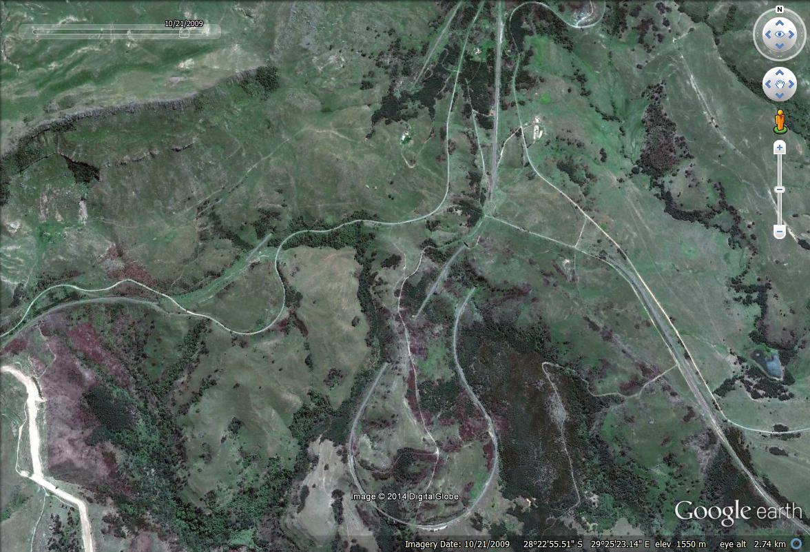 Near van Reenen where Greg Seibert & I hiked thru tunnels