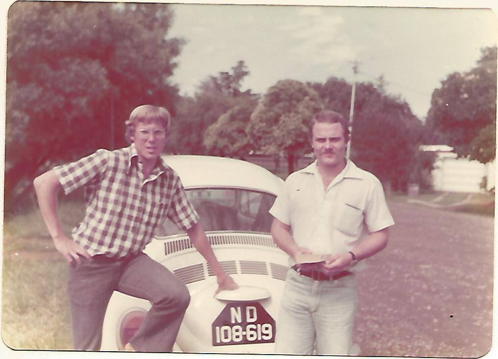 me &amp; Tuffy Joubert in his Durban recce days