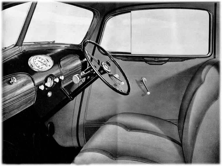 Hudson Terraplane 1936 interior RH Drive